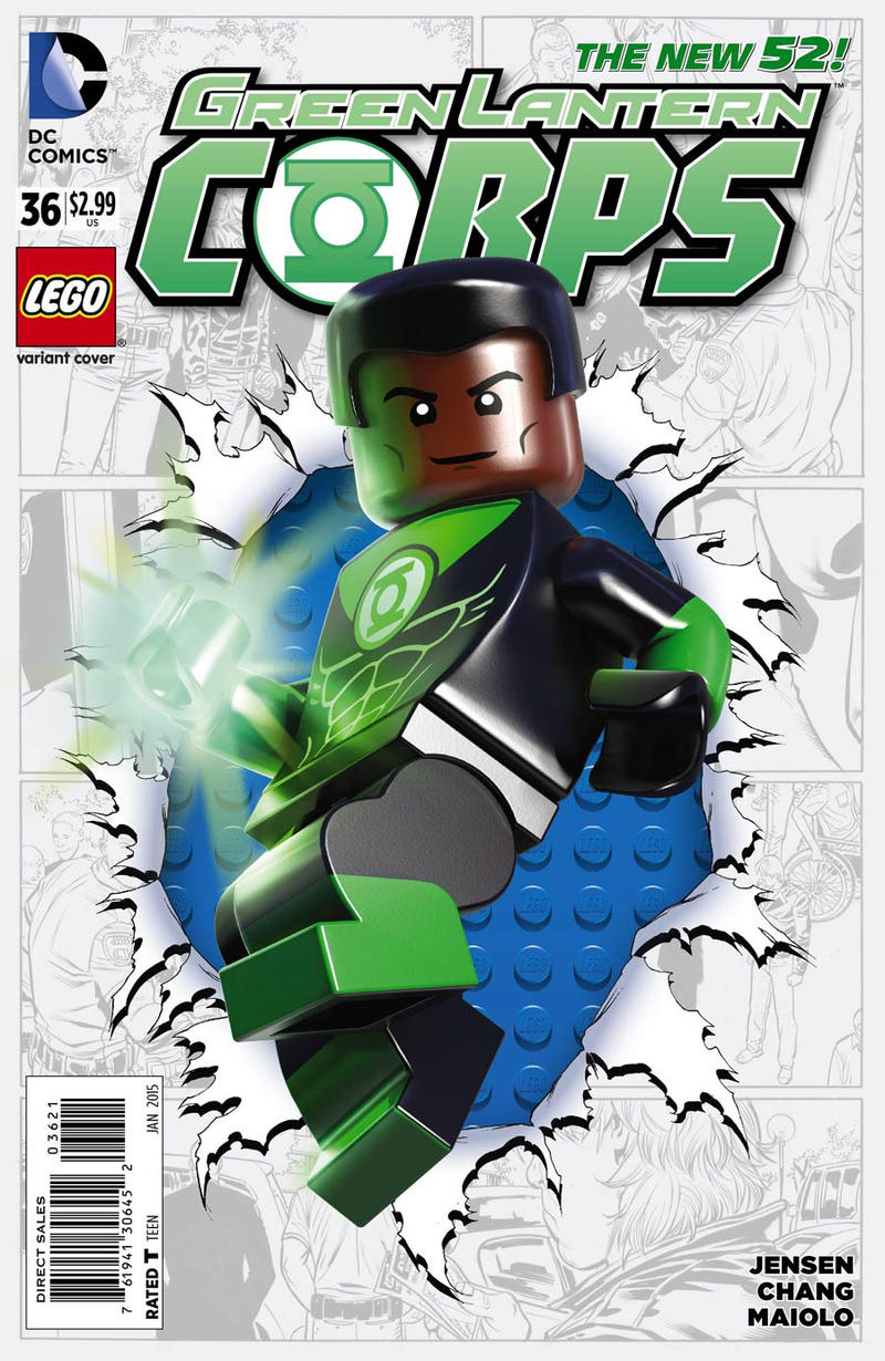 Illustration for article titled Comic Wednesday! Week two of DC Comics Lego variants in stores now